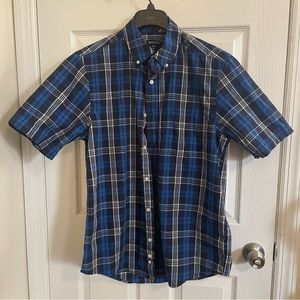George Blue Plaid Men’s Shirt